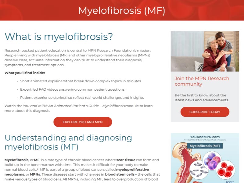 Geron MPN Primary Myelofibrosis PDF